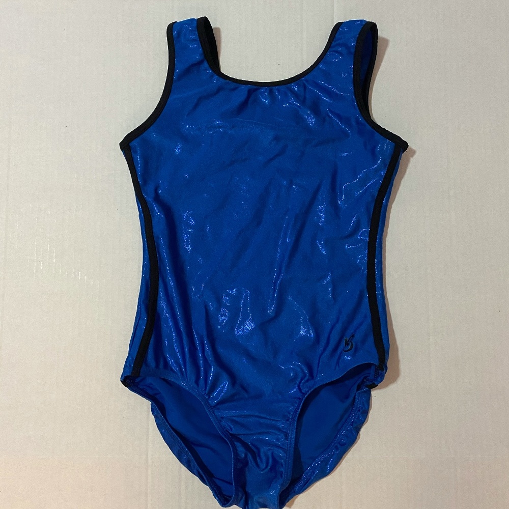 KB blue leotard